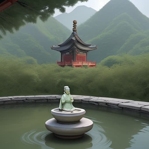  eternal peace and tranquility, chinese taoist style.