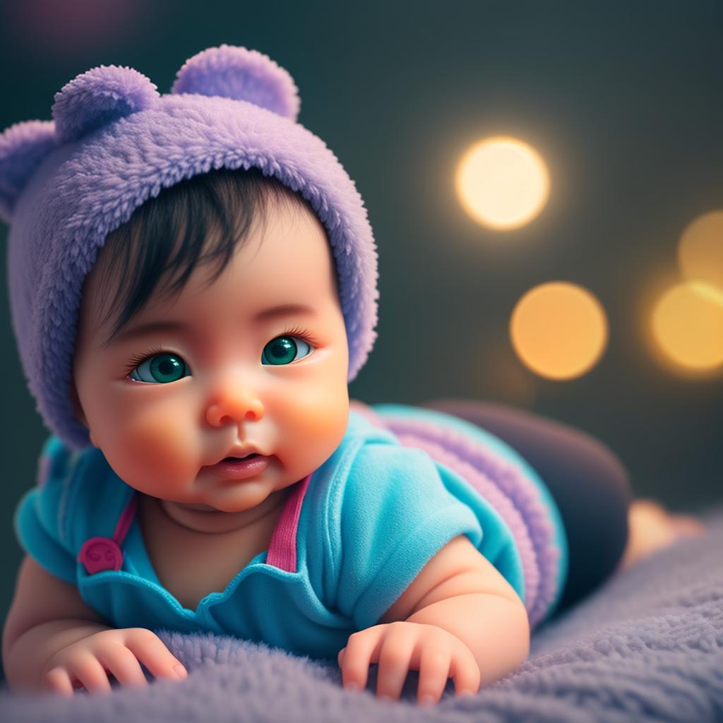  baby playing with toys hyperrealistic, full body, detailed clothing, highly detailed, cinematic lighting, stunningly beautiful, intricate, sharp focus, f/1. 8, 85mm, (centered image composition), (professionally color graded), ((bright soft diffused light)), volumetric fog, trending on instagram, trending on tumblr, HDR 4K, 8K