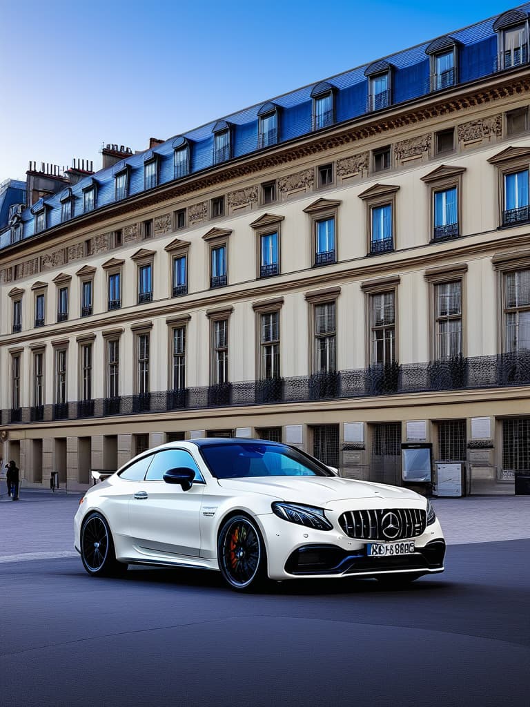  mercedes amg c63 in paris