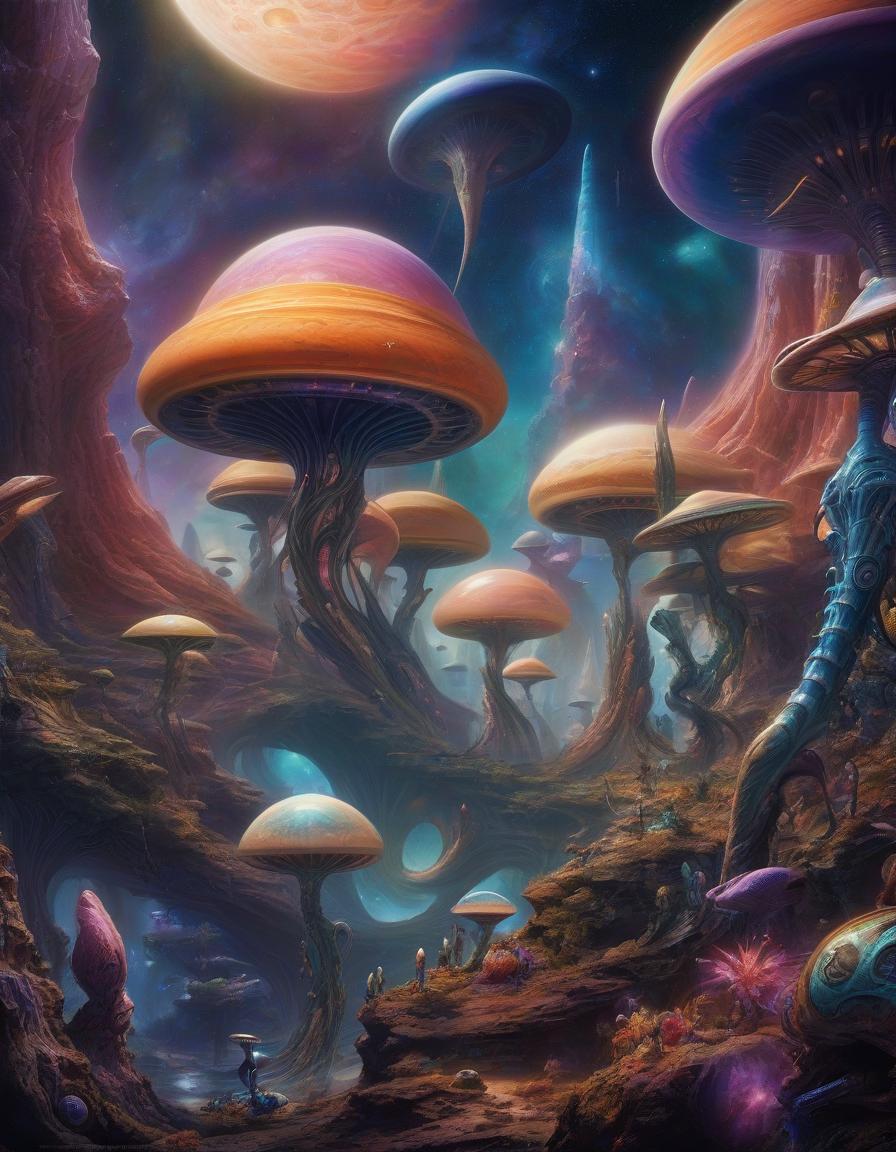  beautiful inhabitants of alien worlds, colorful