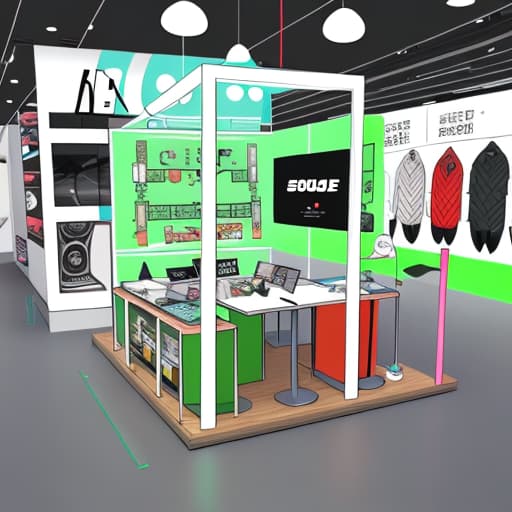  Design a 4 square metre gadget store