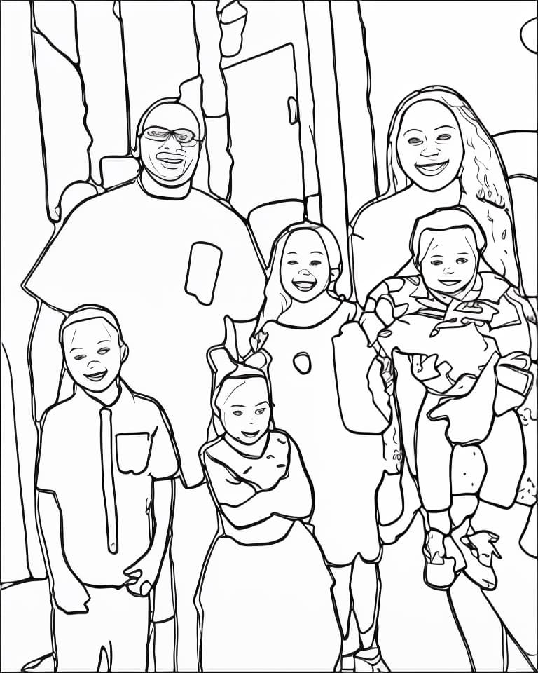  (((kid friendly coloring book))), (((bold and simple lines))), smooth and clean outlines, clear and simple facial features, minimal shading, cute expressions, smooth contours, clear shapes, crisp and bold outlines, soft colors, warm and friendly atmosphere, polished cartoon like look, minimal details, simple shapes, no background distractions, soft and approachable style