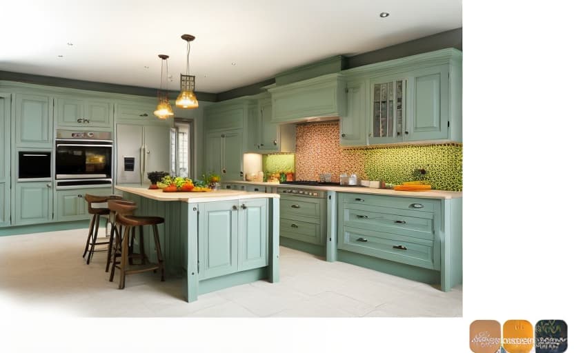  ((a colourful kitchen)), award winning, professional, highly detailed, masterpiece