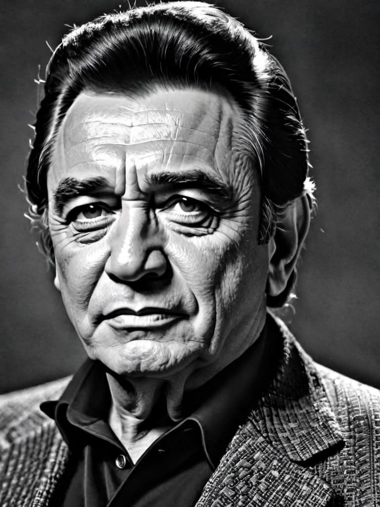  Johnny Cash Portrait