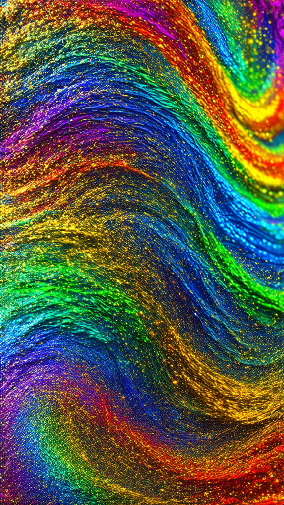  epic realistic, hyperdetailed, (cycles render:1.3), caustics, (glossy:0.58), (artstation:0.82),background of colorful rainbow dust waves ar 9:16