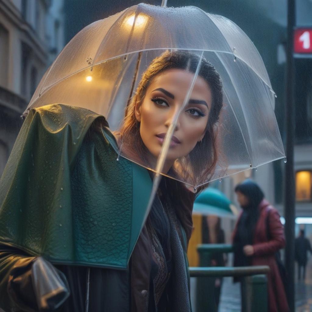  Rain in Lisbon, beautiful urban landscape hyperrealistic, full body, detailed clothing, highly detailed, cinematic lighting, stunningly beautiful, intricate, sharp focus, f/1. 8, 85mm, (centered image composition), (professionally color graded), ((bright soft diffused light)), volumetric fog, trending on instagram, trending on tumblr, HDR 4K, 8K