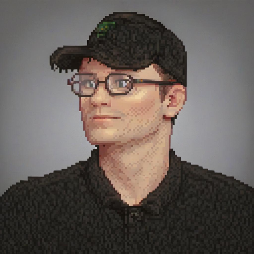  pixel art large round glasses . low res, blocky, pixel art style, 8 bit graphics