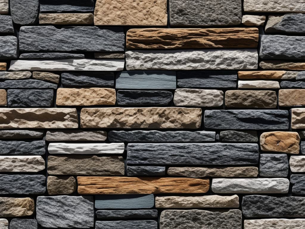  generate a realistic 4k photgraph of tinstone veneer. The image must not contain people in it. Make sure the image is very realistic. Make sure the image can be used for a company that sells thinstone veneer to masonry companies. This company sells masonry supplies. The picture must be presentable to show a client online.