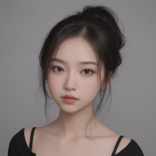  girl, best quality, solo, headshot, simple background