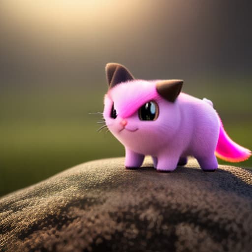 redshift style pastel de jigglypuff hyperrealistic, full body, detailed clothing, highly detailed, cinematic lighting, stunningly beautiful, intricate, sharp focus, f/1. 8, 85mm, (centered image composition), (professionally color graded), ((bright soft diffused light)), volumetric fog, trending on instagram, trending on tumblr, HDR 4K, 8K