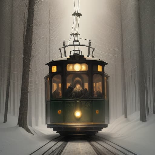  winter, night, forest, very dark, bright angels with wings in the tram take the soul of a passer by, faded , vintage , nostalgic , by jose villa , elizabeth messina , ryan brenizer , jonas peterson , jasmine star