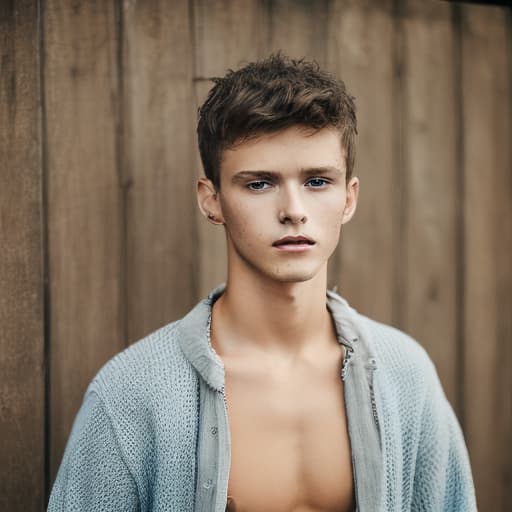 portrait+ style Czech Republic twink brunette hunk dude face