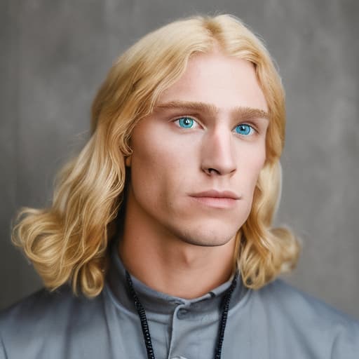 portrait+ style all elite wrestling queer blonde hunk dude face