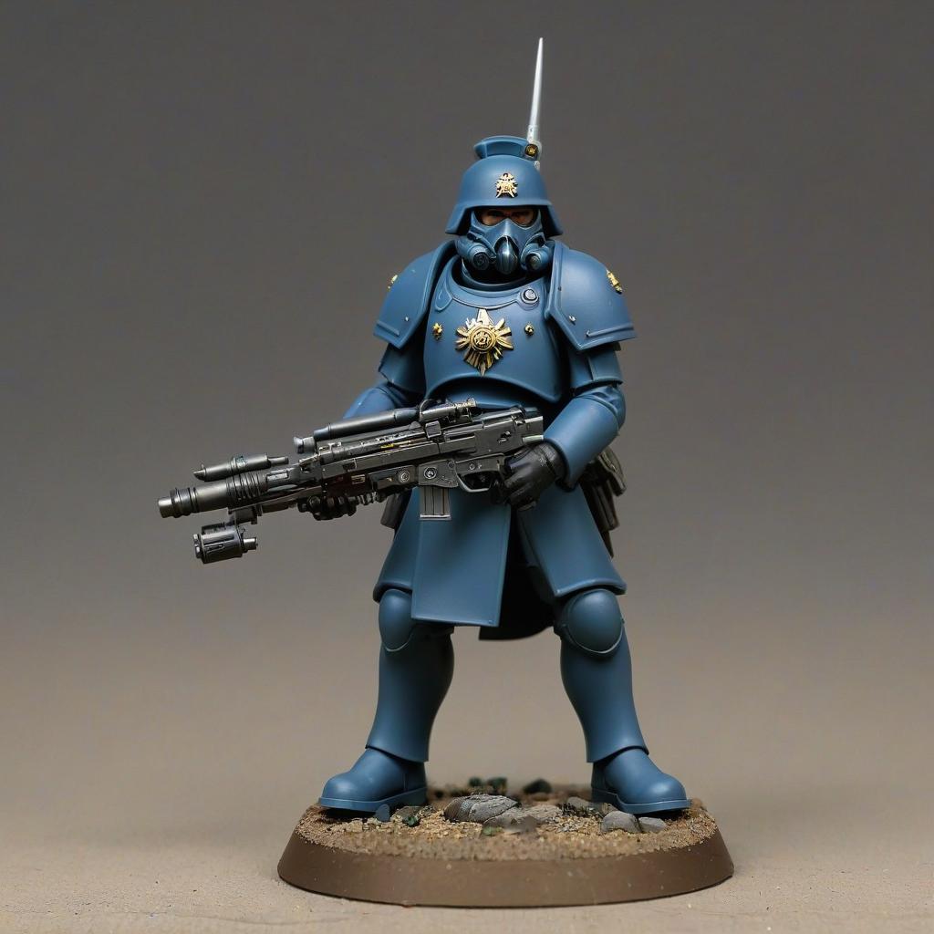  imperial guard soldier, warhammer 40k, lazgan, soldier, infantryman, laser gun, astra militarum, astra militarum trooper