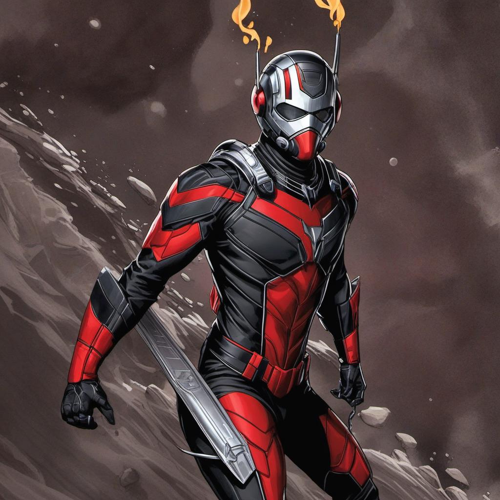  fire ant man , profile image style