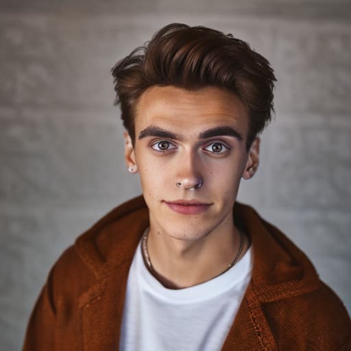 portrait+ style Joe sugg queer face