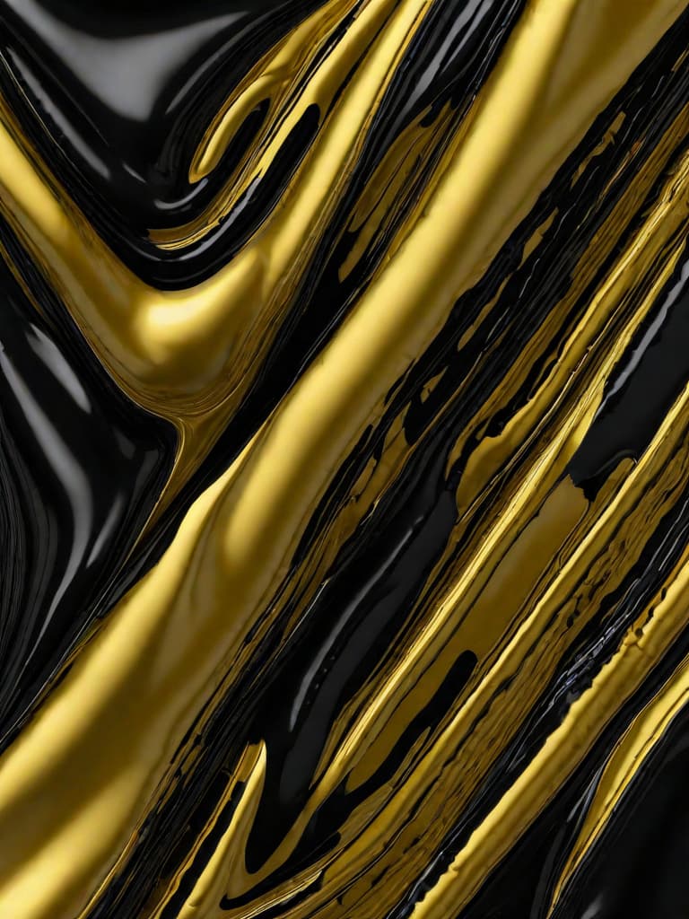  Golden yellow and sleek black color palette, captivating and inviting expression, exuding elegance and charm, magnetic beauty, intricate details, high contrast, luxurious feel, digital art, female, glossy finish, striking composition, dynamic lighting to enhance features.