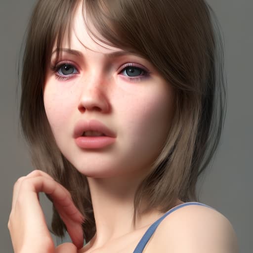 redshift style Mila Azul, full body, hyper realistic and detailed face, perfect body, perfect eyes and lips