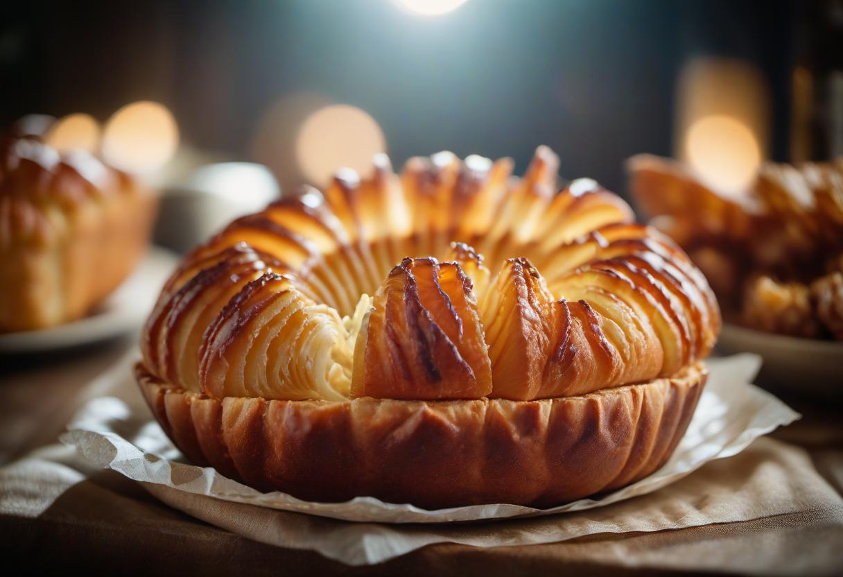  cinematic film still bloomin onion bread . shallow depth of field, vignette, highly detailed, high budget, bokeh, cinemascope, moody, epic, gorgeous, film grain, grainy, film photography style