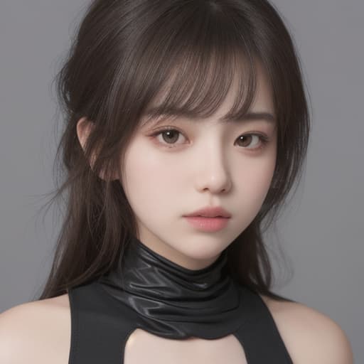  girl, best quality, solo, headshot, simple background