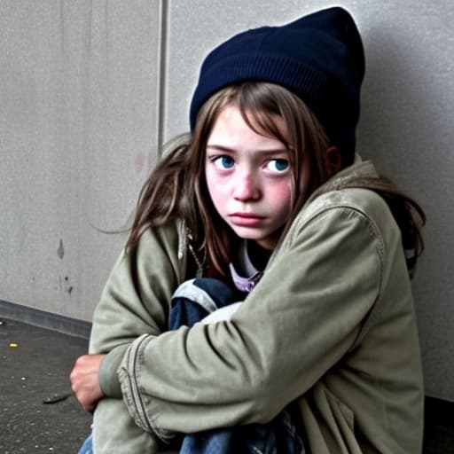  Homeless girl