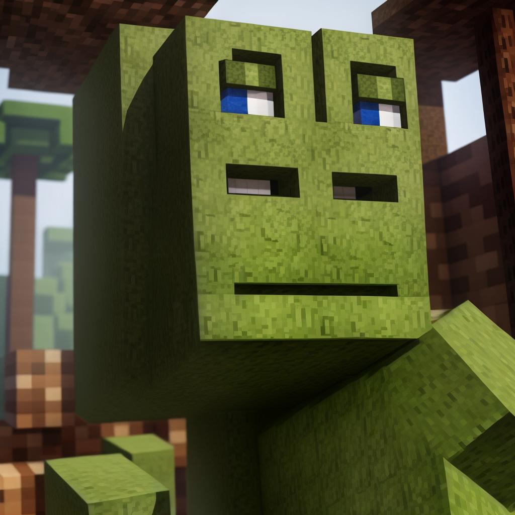  minecraft creeper vs steve, open eyes, digital art, masterpiece, 4k, fine details,