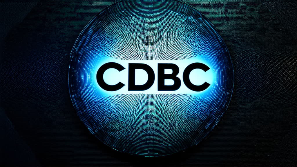  professional detailed photography, "cdbc" on metallic color circle, on abstract digital glowing metallic background ar 16:9, (muted colors, dim colors, soothing tones), (vsco:0.3)