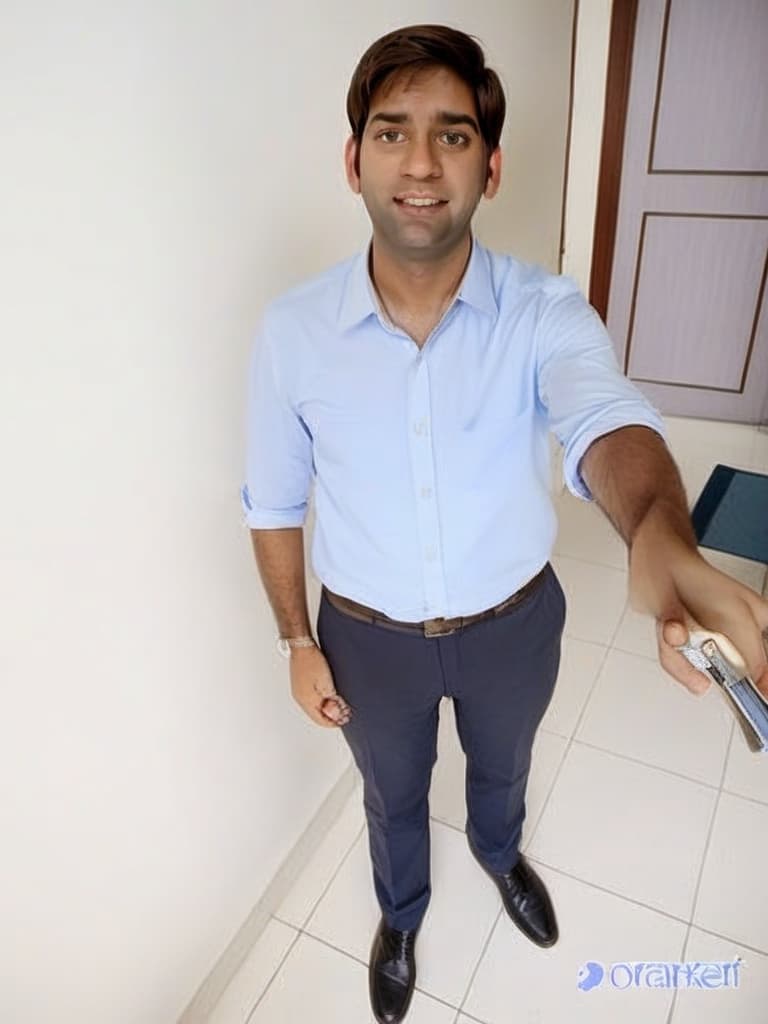  an indian version of john krasinski playing the role of jim halpert from the tv show 'the office'