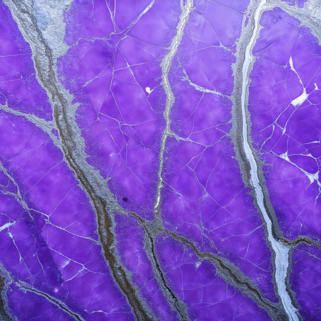  professional detailed photography, purple marble texture, silver and white veins, wallpaper, background, (muted colors, dim colors, soothing tones), (vsco:0.3)