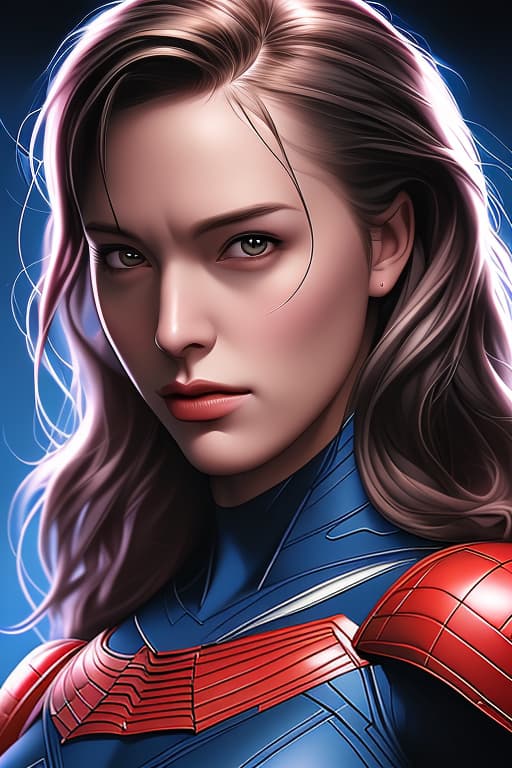  superhero portrait ,digital art work