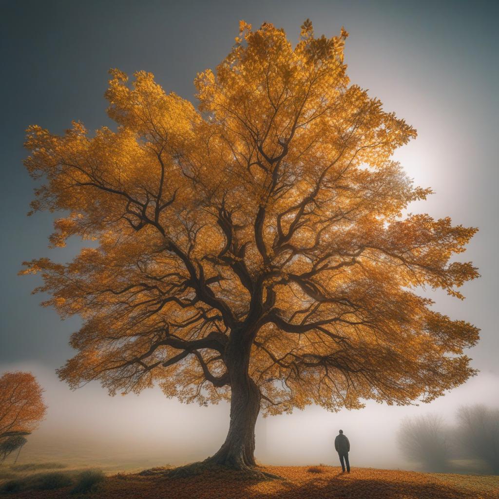  como se ve el árbol de la vida hyperrealistic, full body, detailed clothing, highly detailed, cinematic lighting, stunningly beautiful, intricate, sharp focus, f/1. 8, 85mm, (centered image composition), (professionally color graded), ((bright soft diffused light)), volumetric fog, trending on instagram, trending on tumblr, HDR 4K, 8K