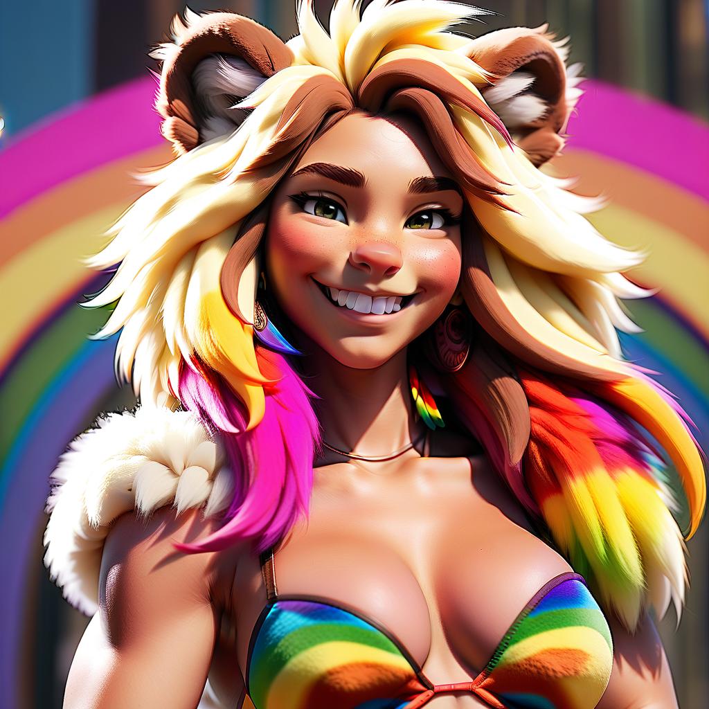  slim body, , , sweet, giant height, furry, goddess lioness, with giant fluffy ears with chic fluffy fur inside, large s of the tenth size, big , with rainbow long mane, hair bloated, on the face of a smile and in love look with a raised eyebrow and chic makeup, giant overgrown lashes, and giant four furry s, with a giant furry furry hair on the head, with a furry furry furry furry furry furry fur, a picture on the head, a giant furry furry furry furry furry furry furry furry furry furry, on the head, with a furry furry furry head, a furry furry furry furry furry head, a furry furry furry head, a furry head, and a furry furry head, a furry furry furry furry furry head,