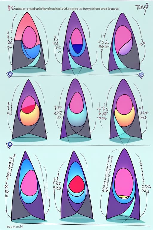  degenerate conic sections example with color