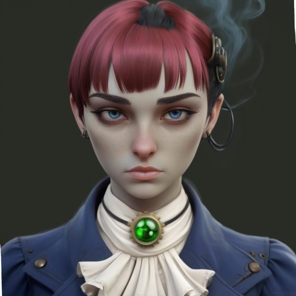  don’t change your face and hair, change your clothes to steampunk