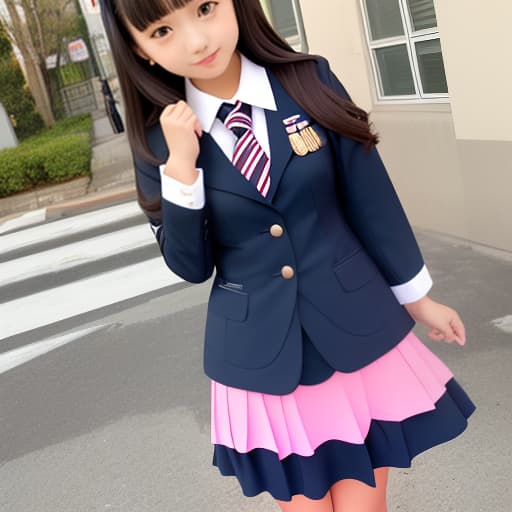  Junior high girl girl, uniform