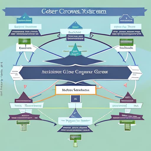  College students career growth system architecture diagram,