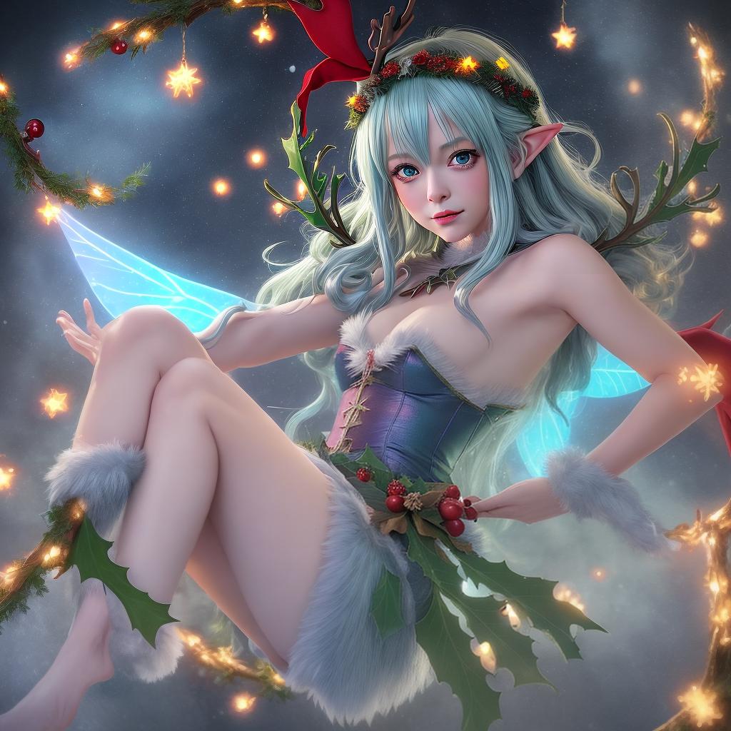  yule fairy anime style 8k