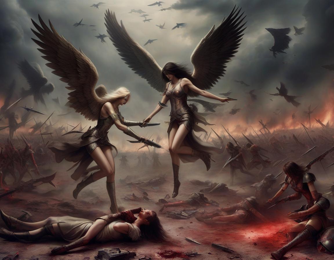  the battle of angels in the bloody wastelands.