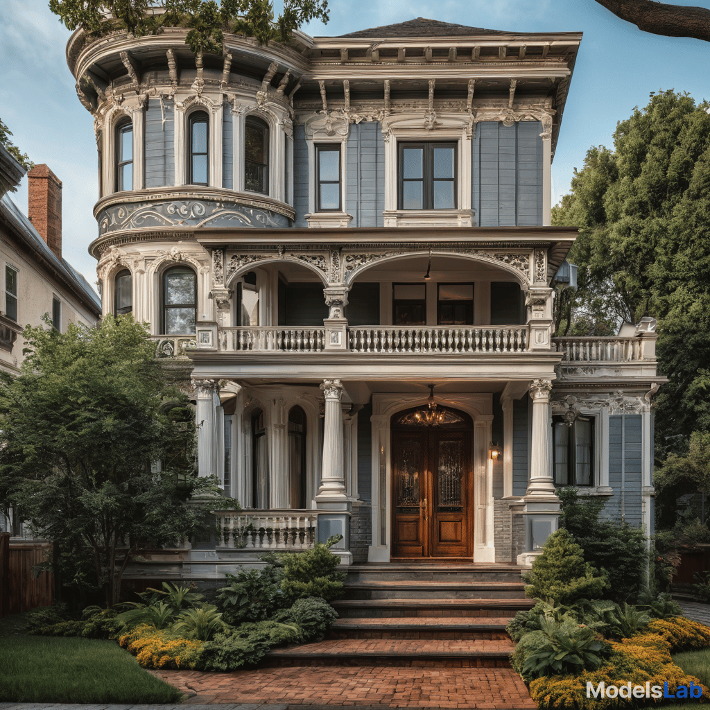  renovate the front of this home to give people an idea of what it could look like after renovation hyperrealistic, full body, detailed clothing, highly detailed, cinematic lighting, stunningly beautiful, intricate, sharp focus, f/1. 8, 85mm, (centered image composition), (professionally color graded), ((bright soft diffused light)), volumetric fog, trending on instagram, trending on tumblr, HDR 4K, 8K