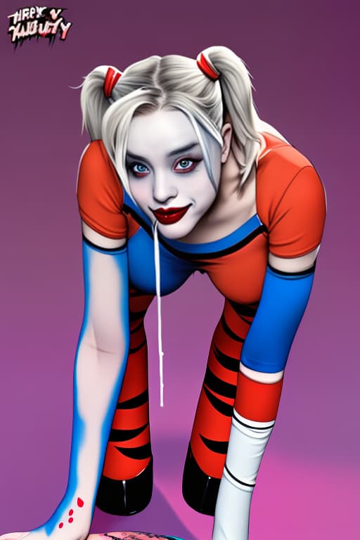  harley quinn bent over