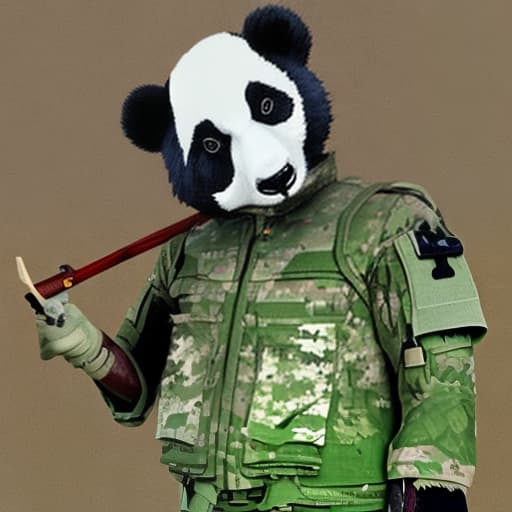  Soldier panda