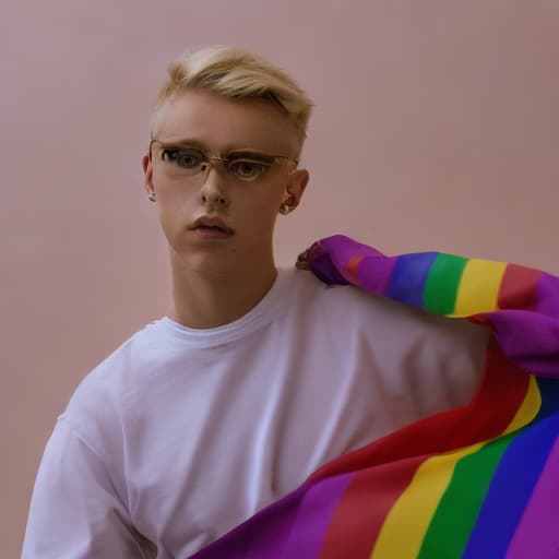 portrait+ style Czech Republic LGBT queer twink blonde hunk dude face