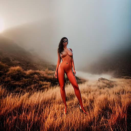  Hot body hyperrealistic, full body, detailed clothing, highly detailed, cinematic lighting, stunningly beautiful, intricate, sharp focus, f/1. 8, 85mm, (centered image composition), (professionally color graded), ((bright soft diffused light)), volumetric fog, trending on instagram, trending on tumblr, HDR 4K, 8K