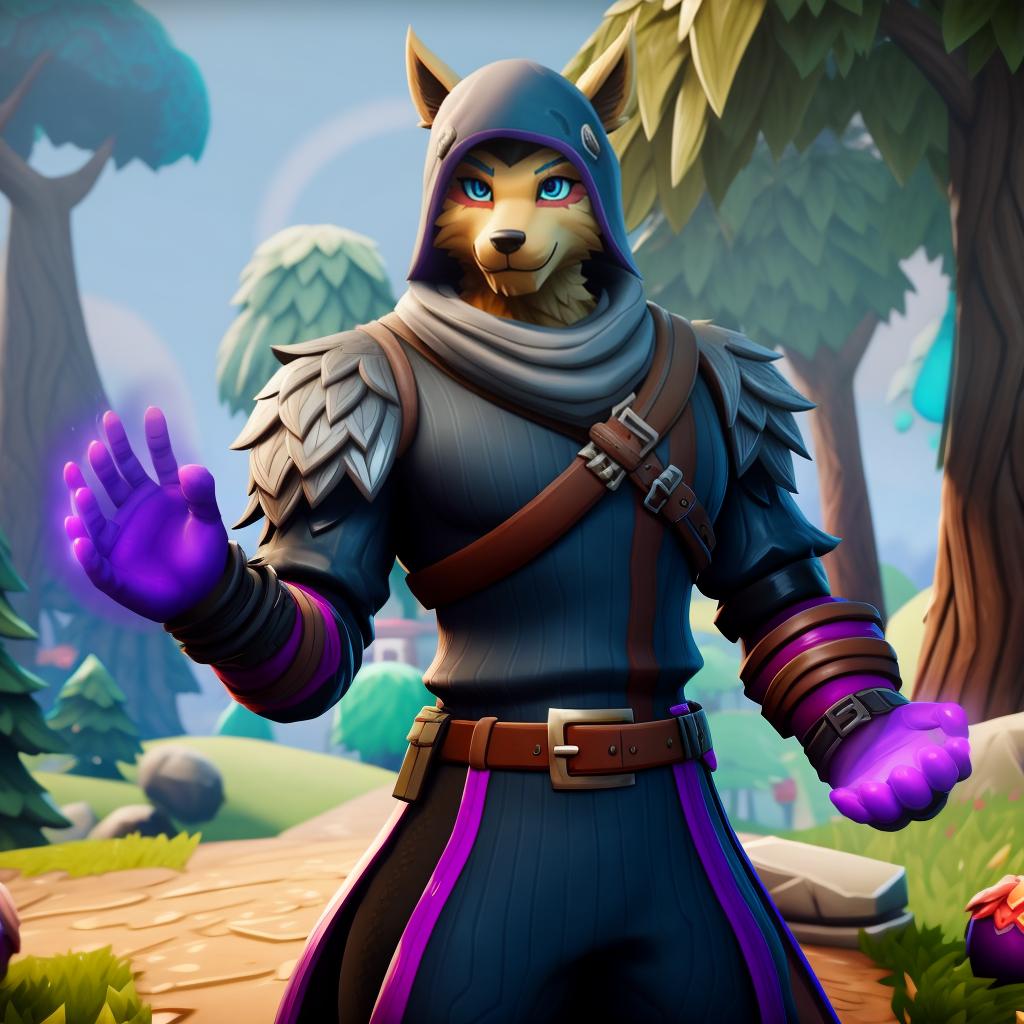  Mage (fortnite), full body, open eyes, masterpiece, 4k, fine details,