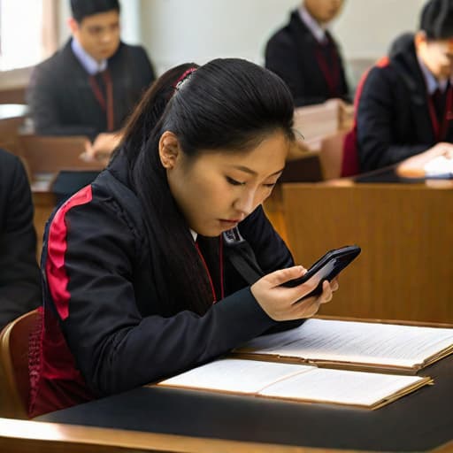  Cellphone bans in some states&apos; public schools take effect as experts point out pros and cons hyperrealistic, full body, detailed clothing, highly detailed, cinematic lighting, stunningly beautiful, intricate, sharp focus, f/1. 8, 85mm, (centered image composition), (professionally color graded), ((bright soft diffused light)), volumetric fog, trending on instagram, trending on tumblr, HDR 4K, 8K