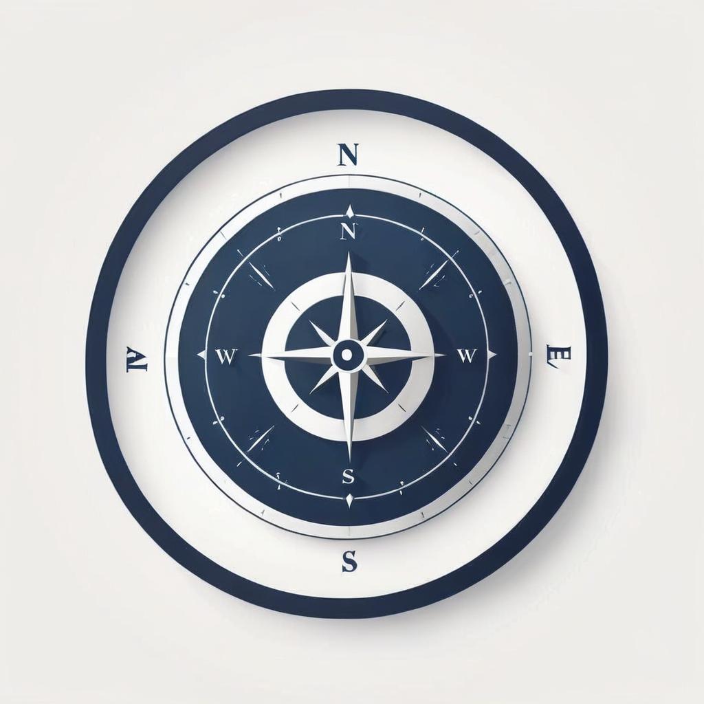  (logo), l p inside a compass