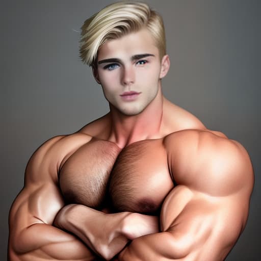  Russian LGBT queer bodybuilder blonde hunk dude face