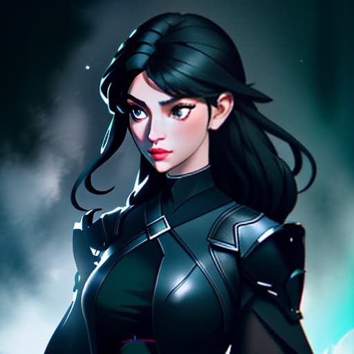  A with hair, black eyes, in black clothing in a fantasy setting with large black erfly wings on her back. The background is filled with many black trees without leaves. High quality image. hyperrealistic, full body, detailed clothing, highly detailed, cinematic lighting, stunningly beautiful, intricate, sharp focus, f/1. 8, 85mm, (centered image composition), (professionally color graded), ((bright soft diffused light)), volumetric fog, trending on instagram, trending on tumblr, HDR 4K, 8K