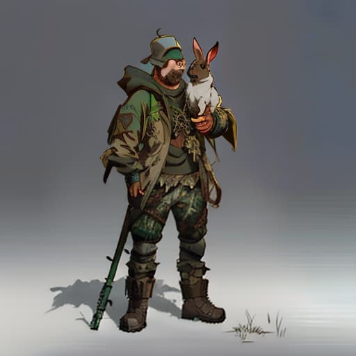  Draw a man postapocalypse., fog, animals, birds, deer, bunny, postapocalyptic, overgrown with plant life and ivy, artgerm, yoshitaka amano, gothic interior, 8k, octane render, unreal engine hyperrealistic, full body, detailed clothing, highly detailed, cinematic lighting, stunningly beautiful, intricate, sharp focus, f/1. 8, 85mm, (centered image composition), (professionally color graded), ((bright soft diffused light)), volumetric fog, trending on instagram, trending on tumblr, HDR 4K, 8K