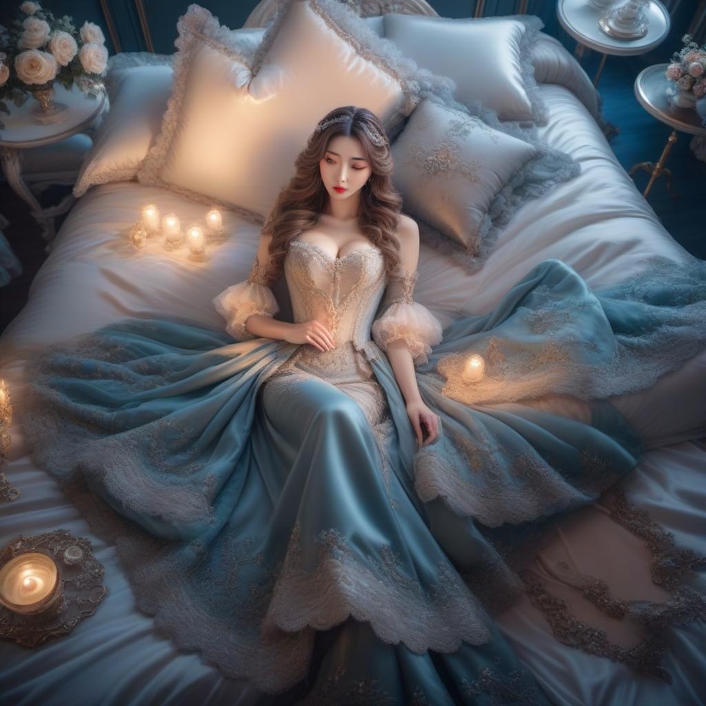  Beautiful room with rococo style hyperrealistic, full body, detailed clothing, highly detailed, cinematic lighting, stunningly beautiful, intricate, sharp focus, f/1. 8, 85mm, (centered image composition), (professionally color graded), ((bright soft diffused light)), volumetric fog, trending on instagram, trending on tumblr, HDR 4K, 8K